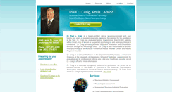 Desktop Screenshot of drpaulcraig.net